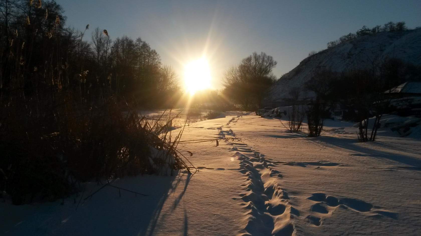 Вечер в объятьях мороза