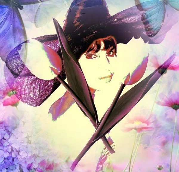 А душа ее - яркая бабочка...