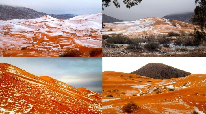 Наконец-то Сахара заснежена...