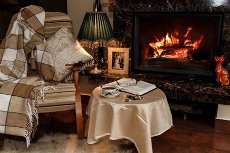 Чай с душицей у камина