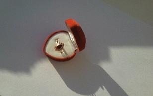 Колечко с рубином