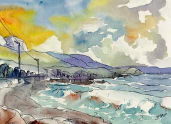 Расставание с морем. 24. 01. 2017