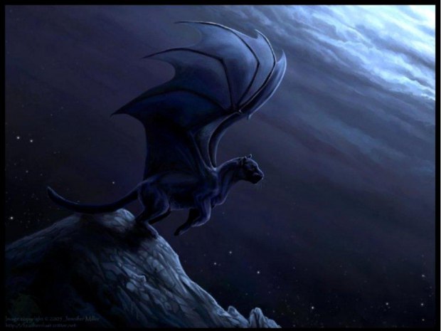 Пантера, сквозь прутья решетки