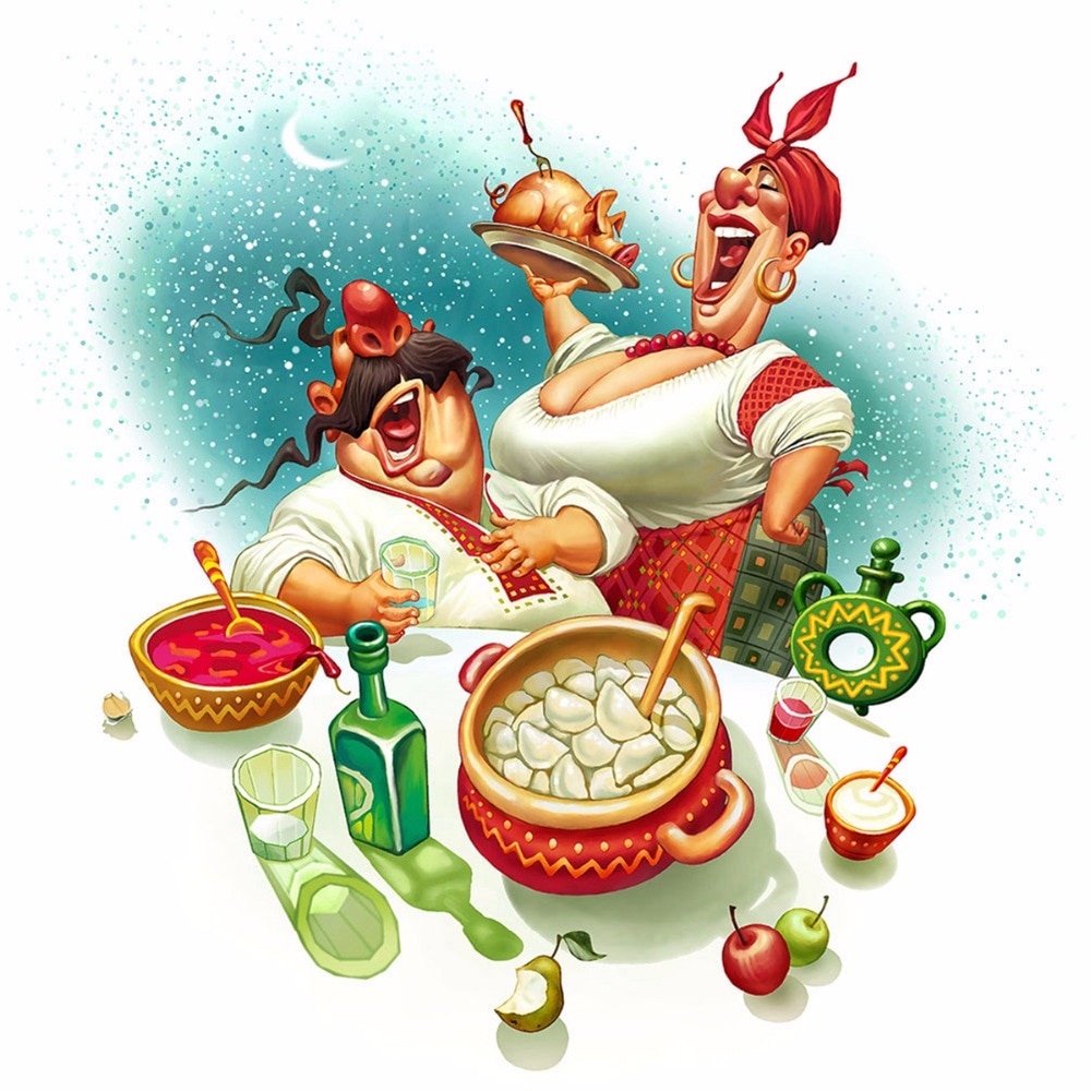 Открытки с варениками