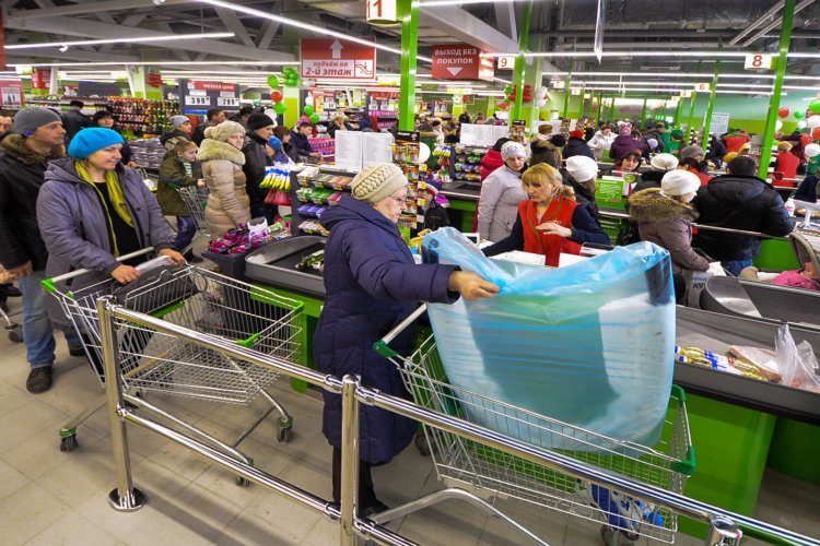 В универсаме