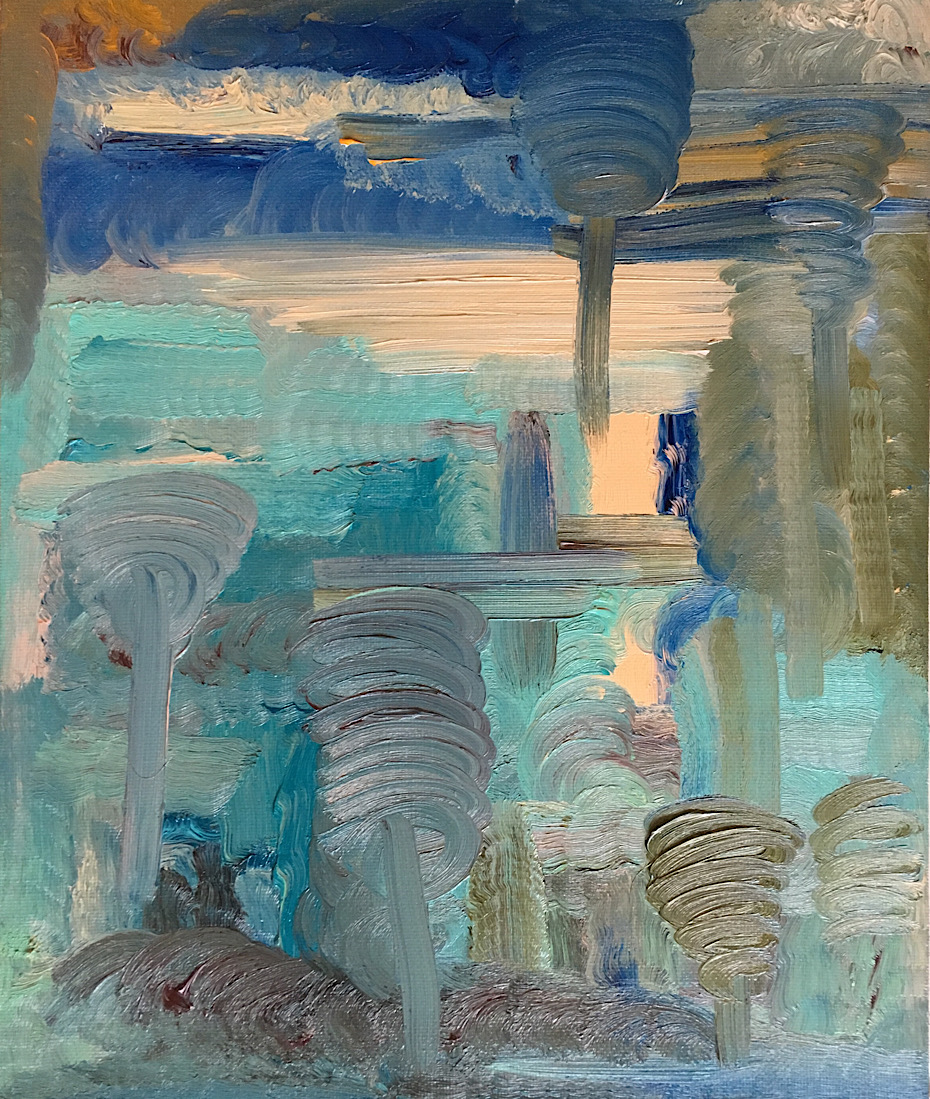 Я покажусь тебе в прекрасном синем...