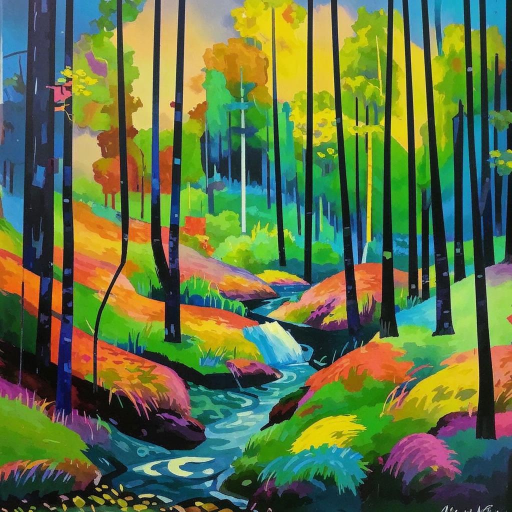 Лесной ручей