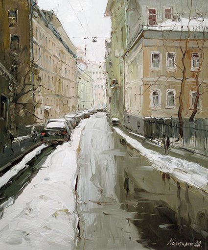 Февраль 2017. Дорогой на работу