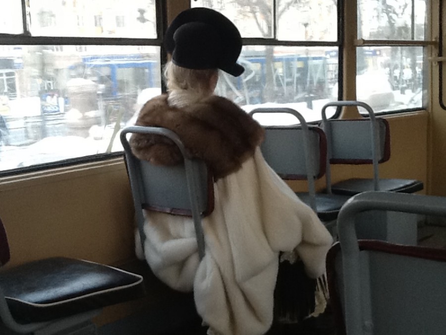 Горностай манто Трамвай