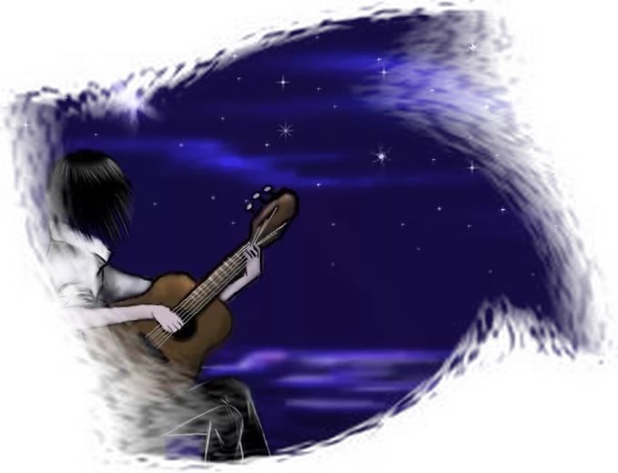 Обратилась ночь к луне