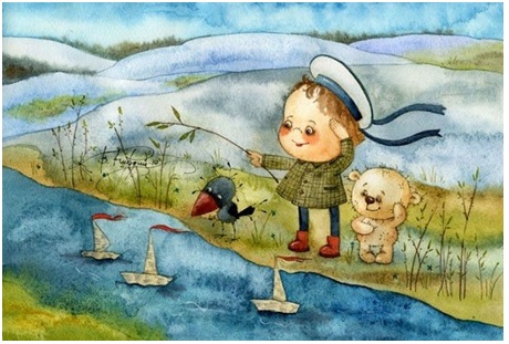 Бумажный кораблик