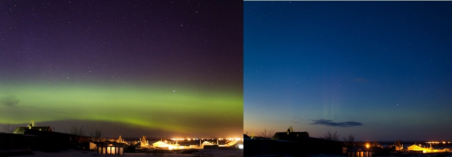 Традицонно Небо марта полыхает самоцветьем...