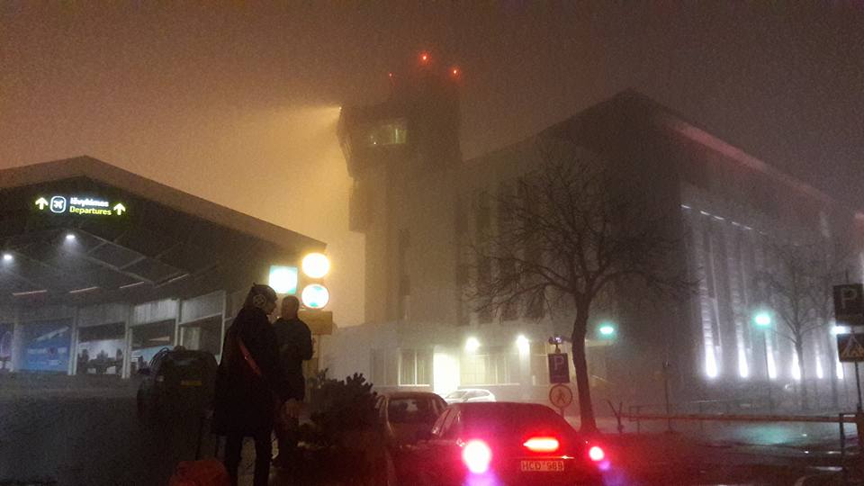Ночь в аэропорту Вильнюса