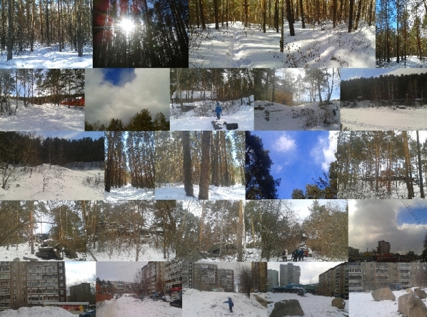 Апрель. Зима. Тайга родная...