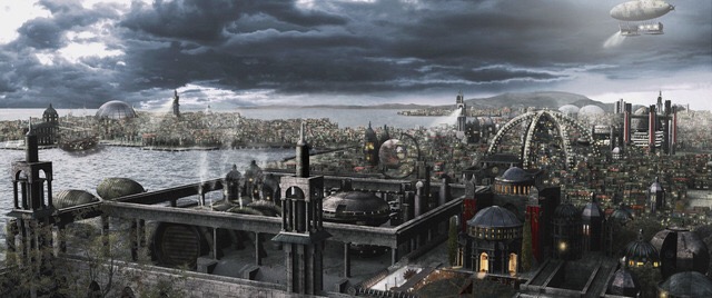 Москва во времени стимпанка