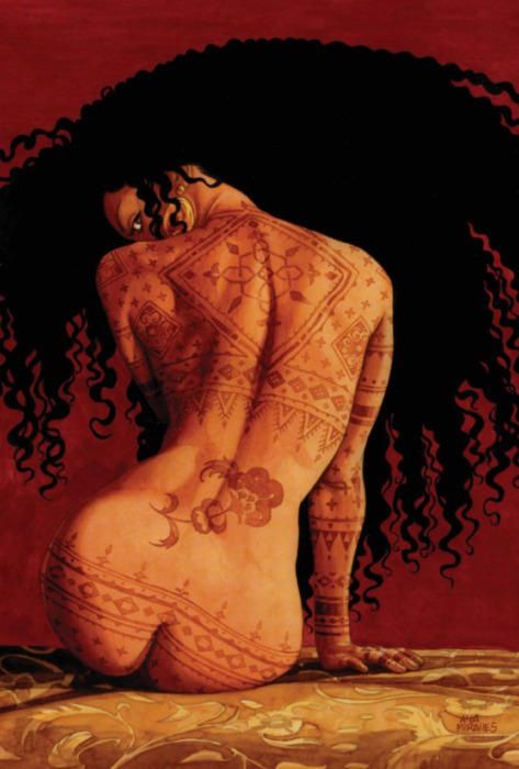 Черные, как смоль, длинные, как тени...