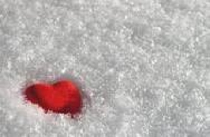 Сердце на снегу...