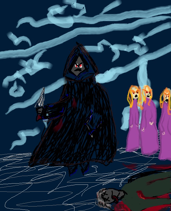 Кинжал неистового зла - развязка