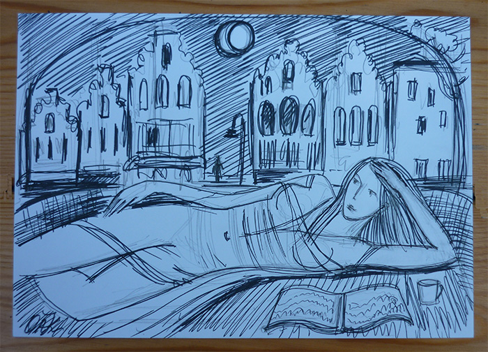 Не могу заснуть хоть и устала