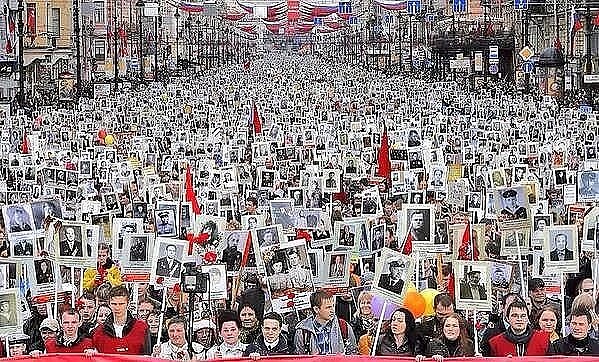 Великие бессмертные полки!!!