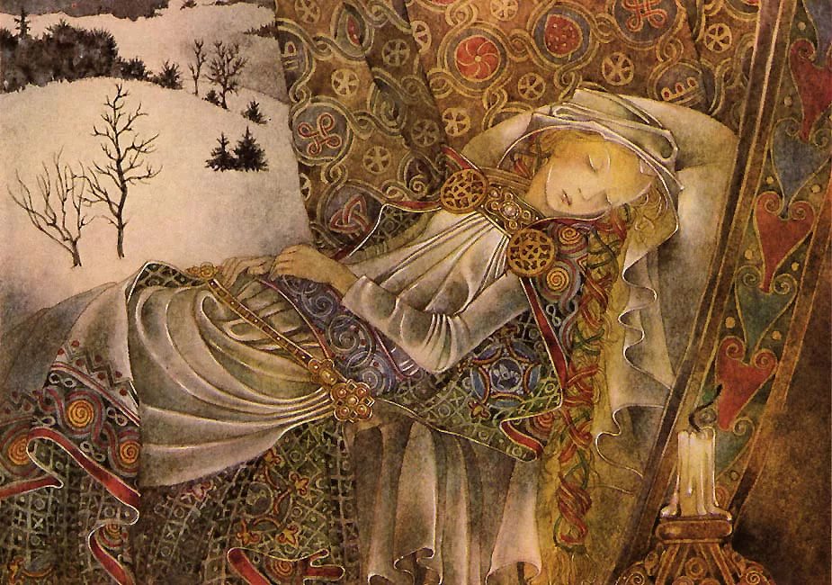 Королева забыла пяльцы...