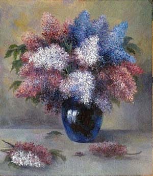 Душистой сирени кудрявая кисть