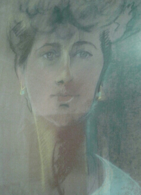 Меня художник рисовал