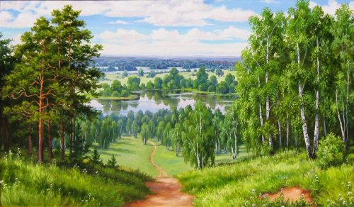 34 Под небом голубым живёт моя Россия