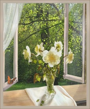 35 Я на заре нарву цветов