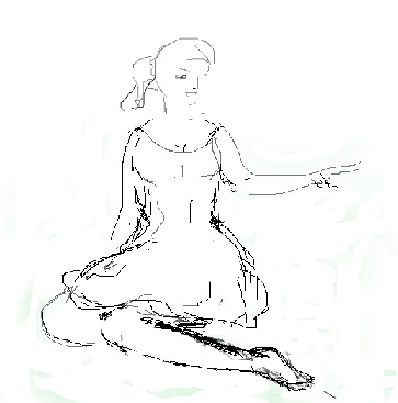 Платье смято - не злись, улыбнись! Оля...