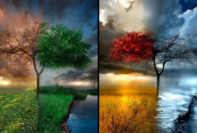 Кончается лето, и гаснет горячее солнце...