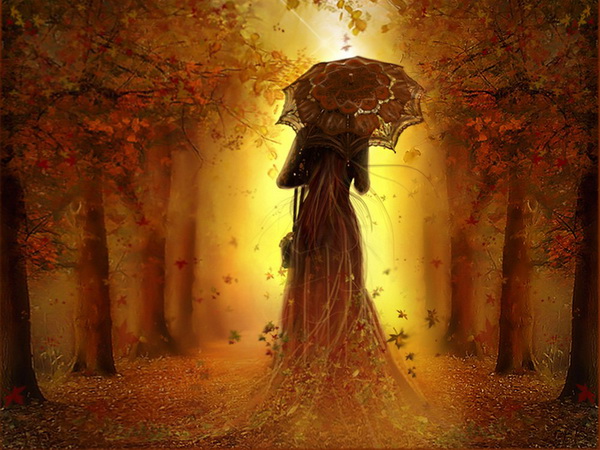 Осень - женщина - вамп