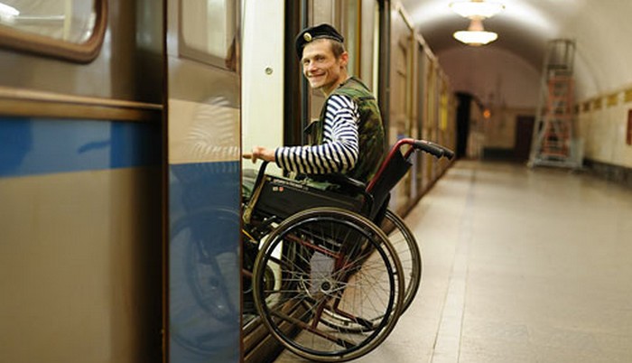Калеки в метро
