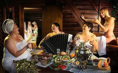 зрелые в бане 