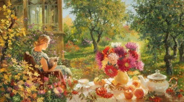 Пока зарей нисходит благодать