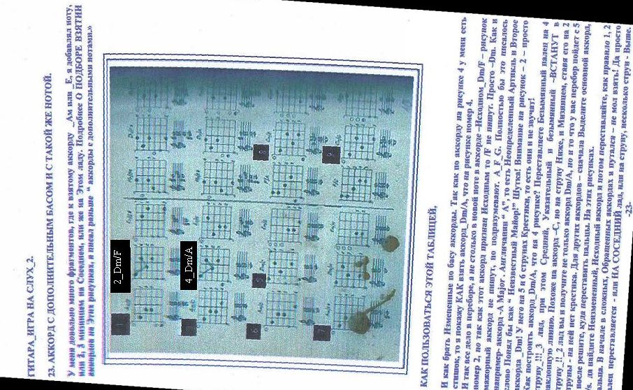 Гитара игра на слух 2. 23. аккорд с дополнительным