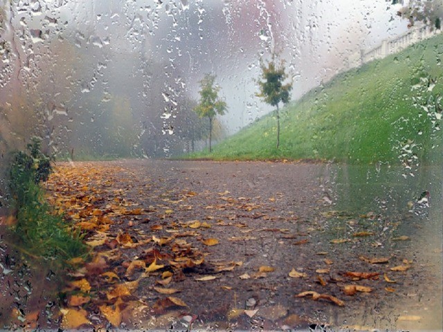 Небо плачет в тяжёлых тучах...