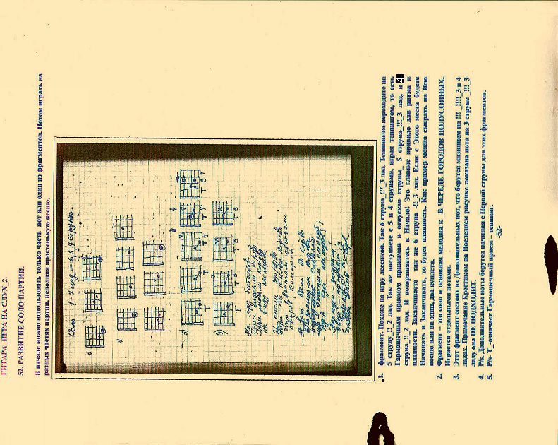 52 гитара игра на слух 2. 52. развитие соло партии