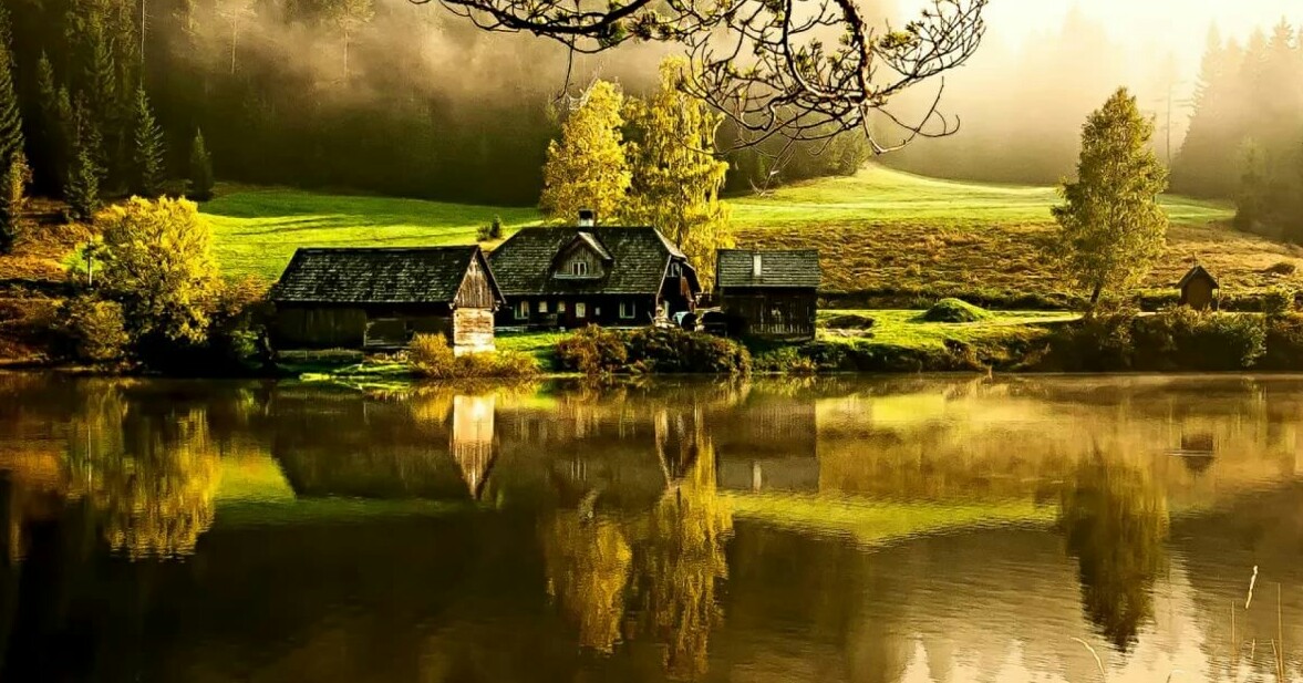 Хорошо в деревне у бабули