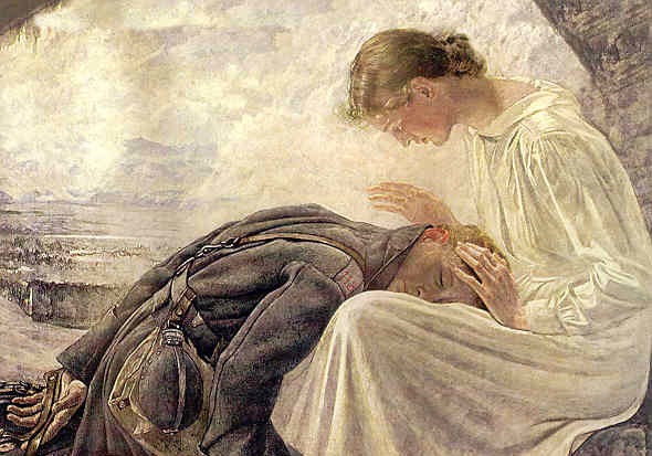 На коленях твоих