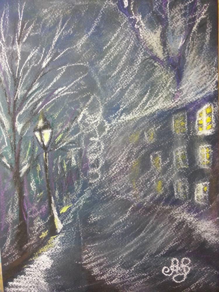 этюд метель. листа рисунок. листа. иллюстрация к этюду метель. илья глазунов ушла картина.