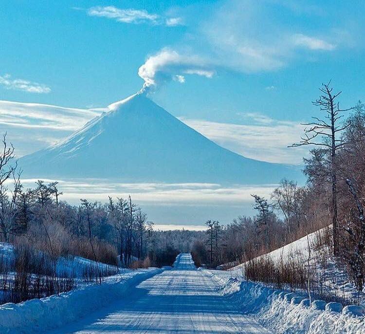 Петропавловск Камчатский сопка зимой