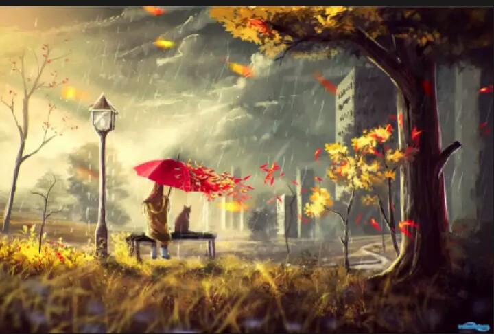 За окном октябрь