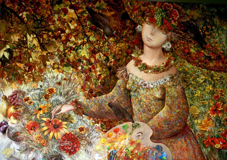 Художница осень