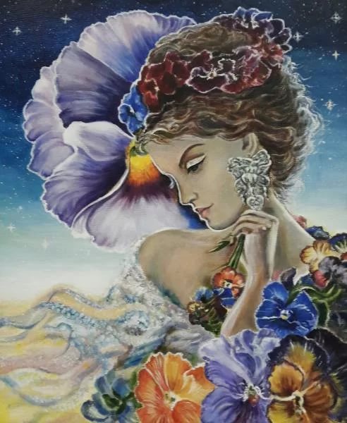 О фиалке из цикла Легенды о цветах