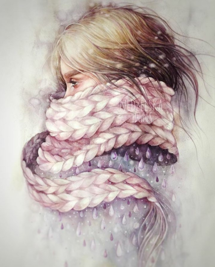 Укутать сердце тёплой шалью