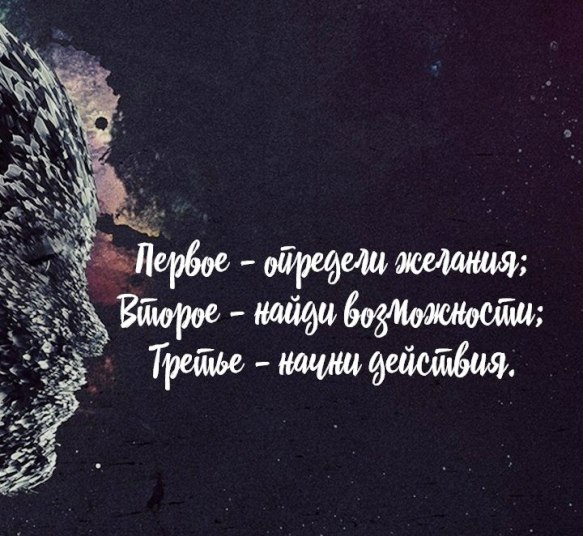 Желание возможность действие