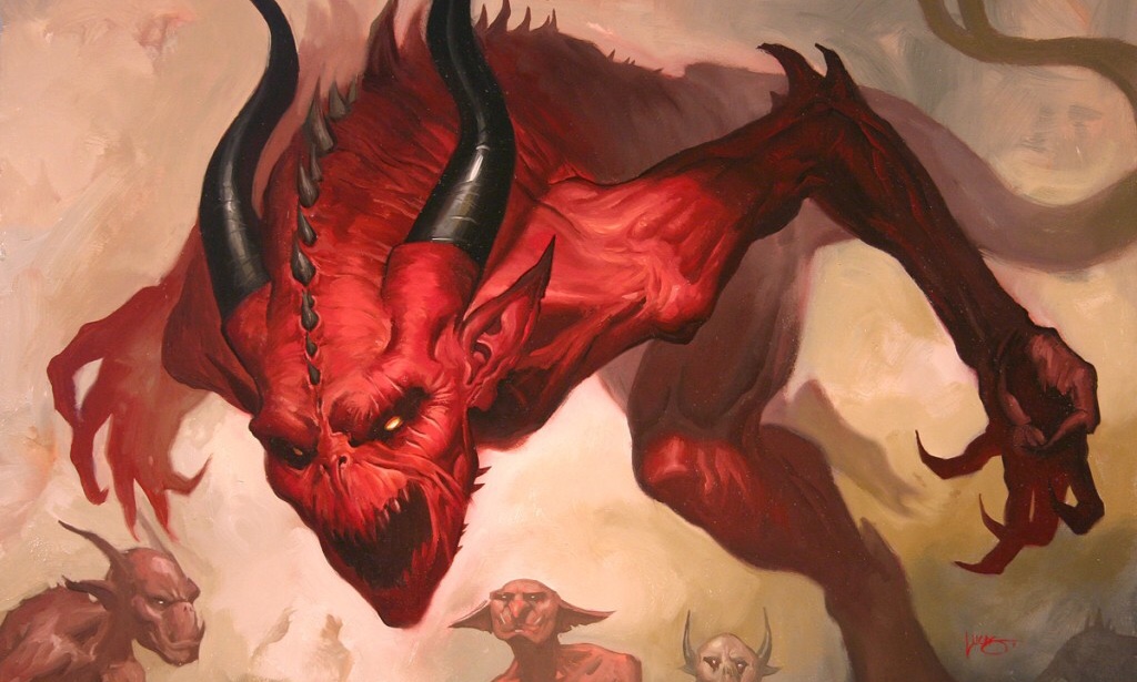 Изображение бесов и чертей