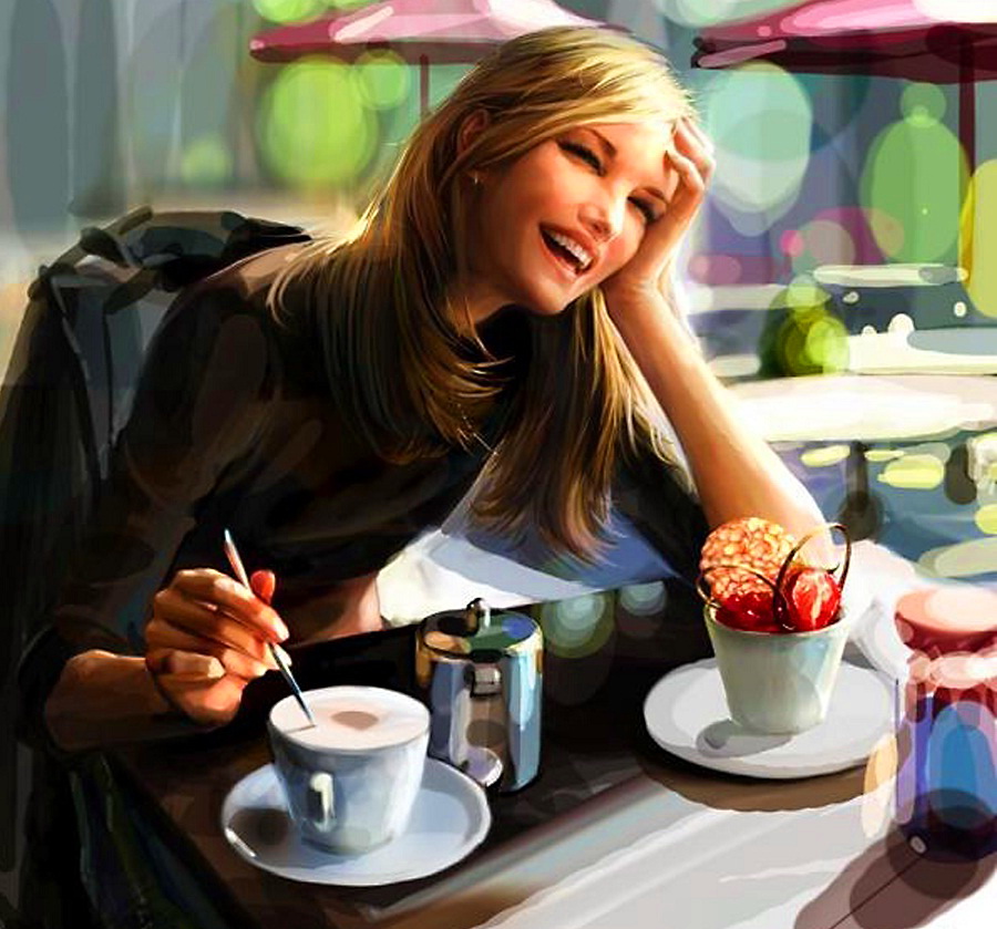 Горячий кофе