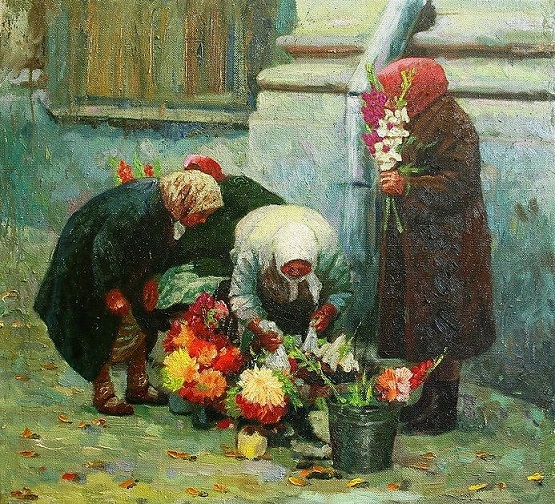 гладиолусы...